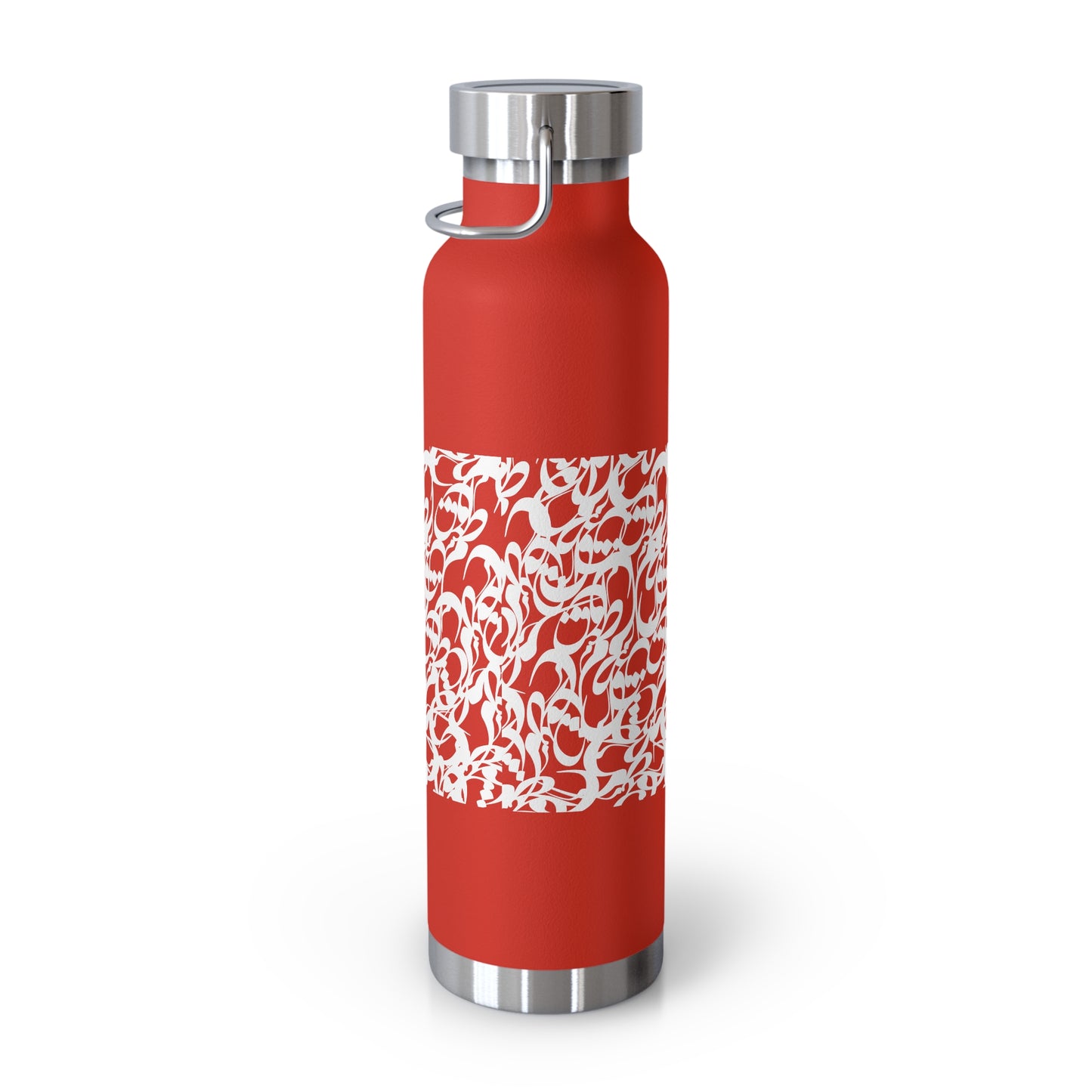 22oz Vacuum Insulated Stainless Steel Bottle with Persian Calligraphy Design - Double Wall, BPA Free, Spill-Proof, Scratch & Fade Resistant