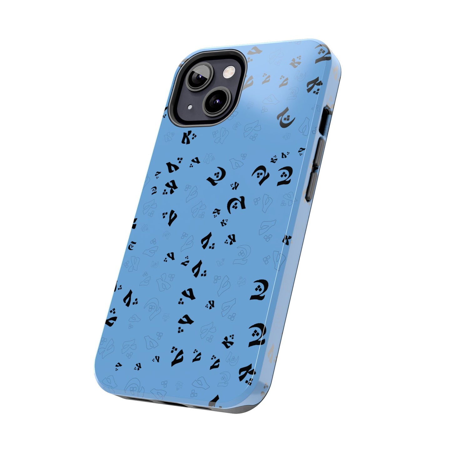 iPhone/Galaxy - Tough Phone Case with Persian Calligraphy Design - Impact Resistant, TPU Lining, Polycarbonate Shell, Glossy Finish