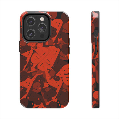 iPhone/Galaxy - Tough Phone Case with Persian Calligraphy Design - Impact Resistant, TPU Lining, Polycarbonate Shell, Glossy Finish