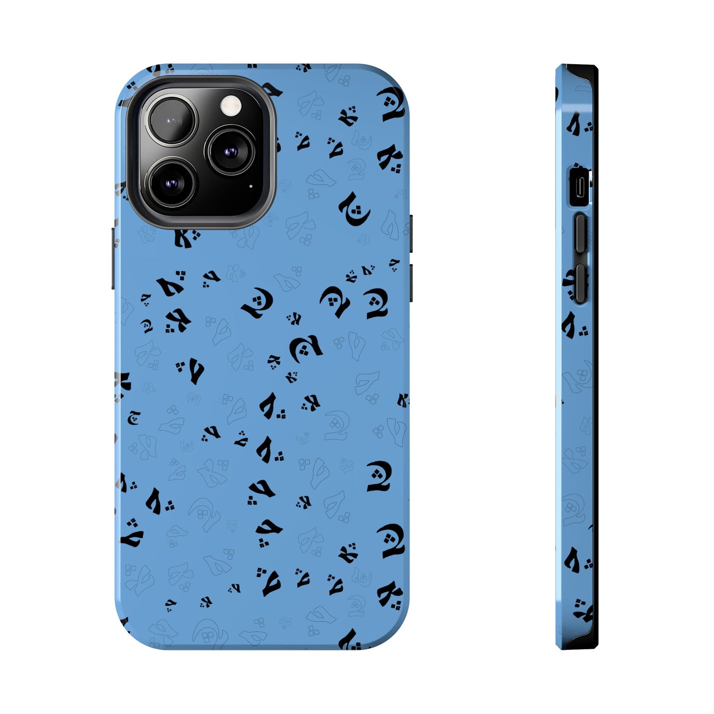 iPhone/Galaxy - Tough Phone Case with Persian Calligraphy Design - Impact Resistant, TPU Lining, Polycarbonate Shell, Glossy Finish