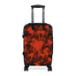 Polycarbonate & ABS Hard-Shell Suitcase with Persian Calligraphy Design - 360° Swivel Wheels, Telescopic Handle, Built-In Lock