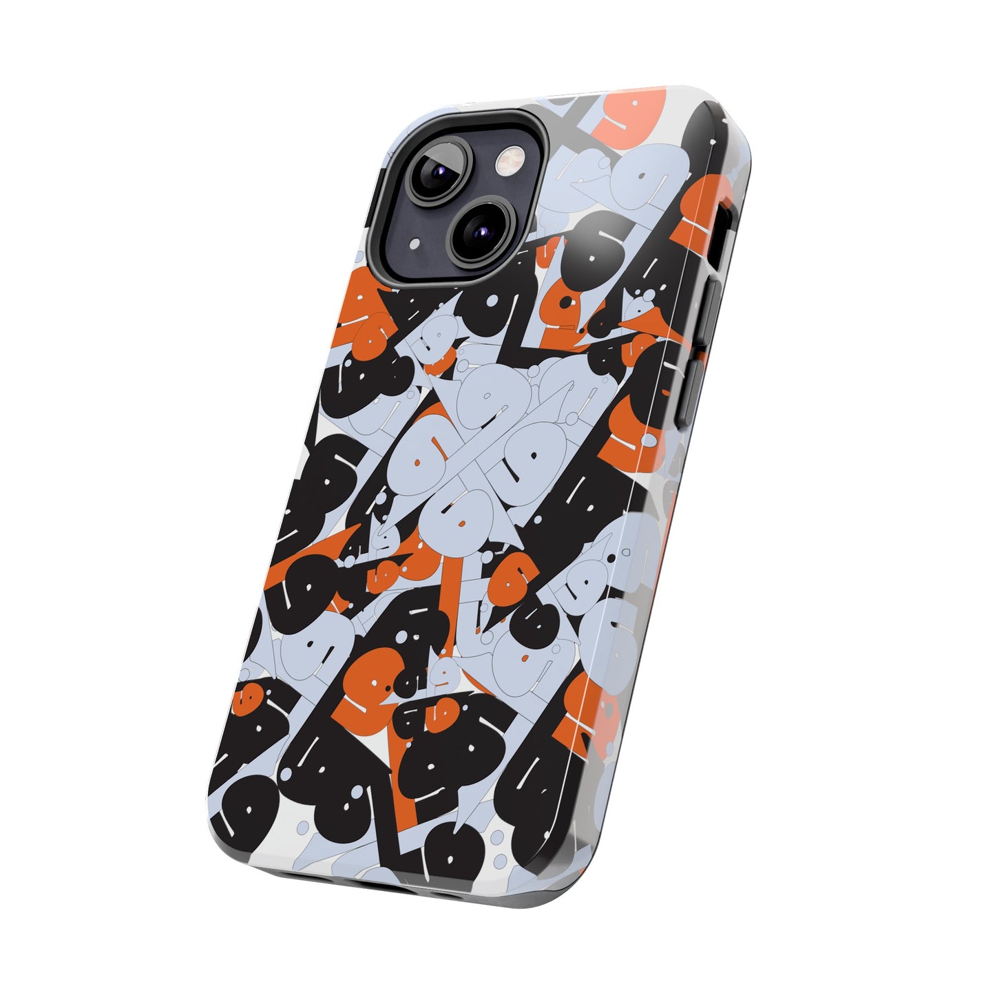 iPhone/GalaxyTough Phone Case with Persian Calligraphy Design - Impact Resistant, TPU Lining, Polycarbonate Shell, Glossy Finish