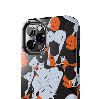 iPhone/Galaxy - Tough Phone Case with Persian Calligraphy Design - Impact Resistant, TPU Lining, Polycarbonate Shell, Glossy Finish