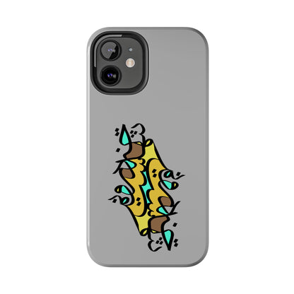 iPhone/Galaxy - Tough Phone Case with Persian Calligraphy Design - Impact Resistant, TPU Lining, Polycarbonate Shell, Glossy Finish