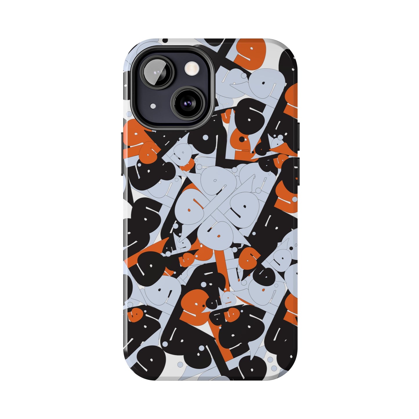 iPhone/GalaxyTough Phone Case with Persian Calligraphy Design - Impact Resistant, TPU Lining, Polycarbonate Shell, Glossy Finish