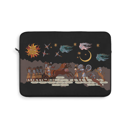 Stylish Laptop Sleeve - 100% Polyester with Persian Design, Plush Fleece Interior, Available in 3 Sizes