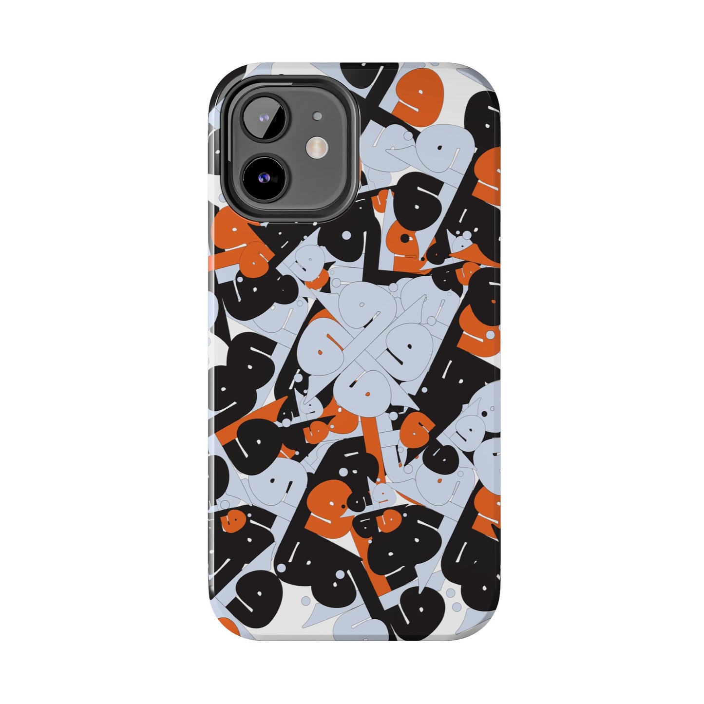 iPhone/GalaxyTough Phone Case with Persian Calligraphy Design - Impact Resistant, TPU Lining, Polycarbonate Shell, Glossy Finish