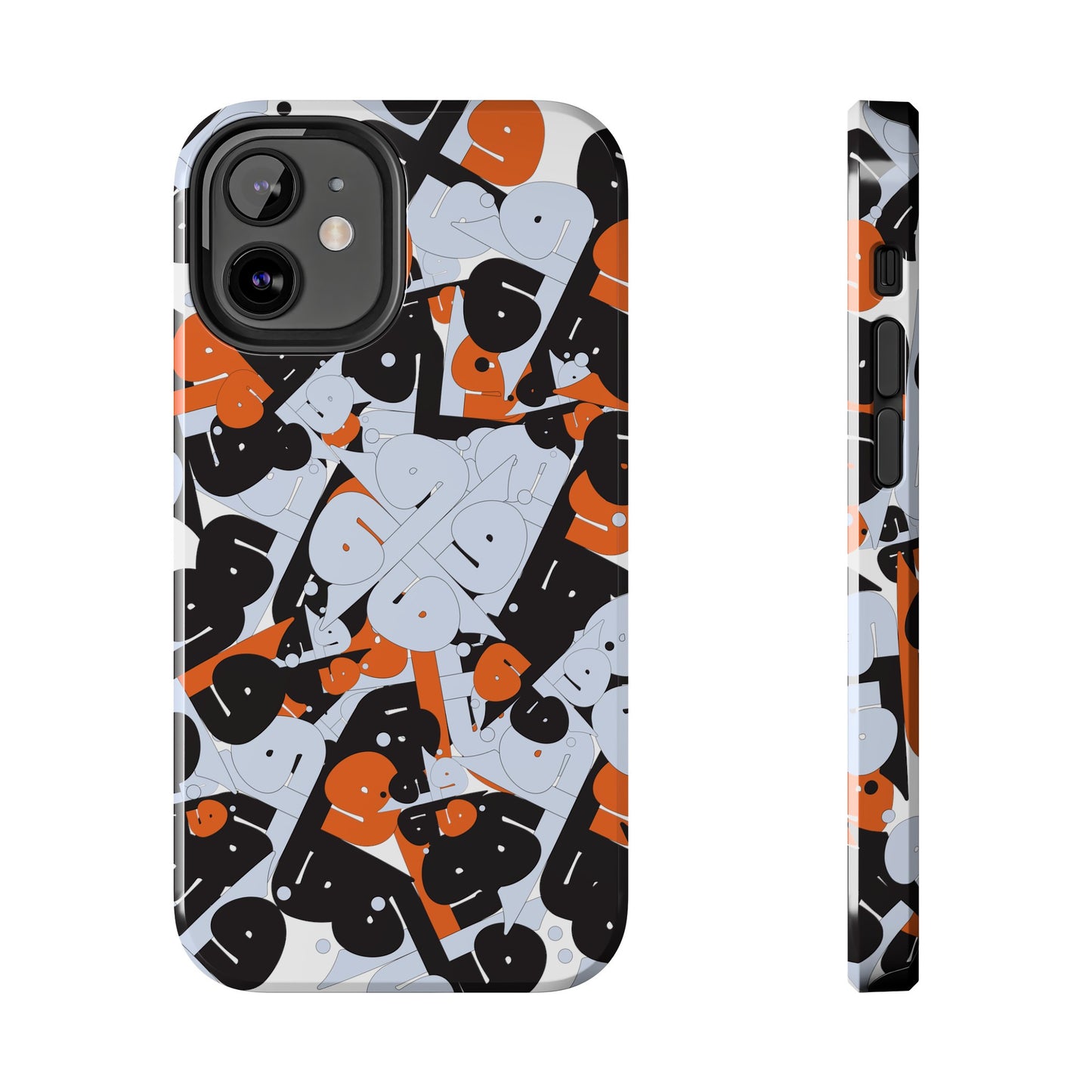 iPhone/GalaxyTough Phone Case with Persian Calligraphy Design - Impact Resistant, TPU Lining, Polycarbonate Shell, Glossy Finish